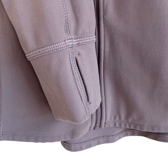 Universal Standard Game Next-to-Naked Hooded Zip Jacket Mocha Mousse  Sz S - Picture 4 of 16